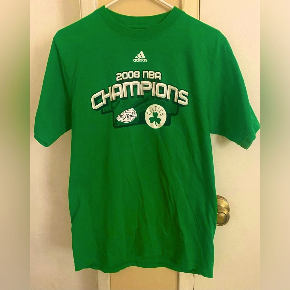 Adidas Classic Celtics 2008 Finals tee mens Small